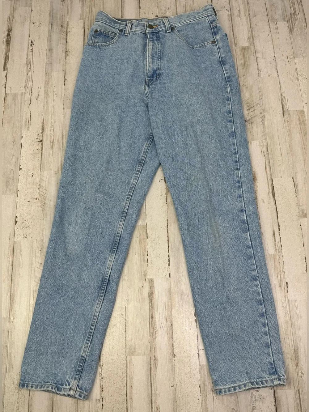 Eddie Bauer Womens Blue Jeans 10 Straight Leg Classic High Rise